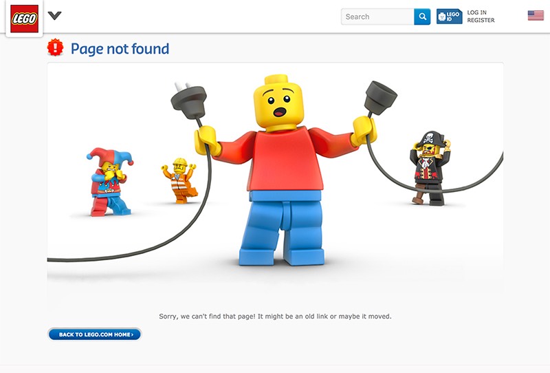 lego 404 error page